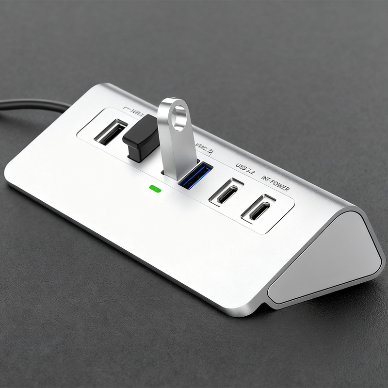 4K HDMI-Ausgang Hochauflösender USB-C-Hub mit 4K HDMI-Ausgang für hochauflösende Anzeige und Video-Streaming