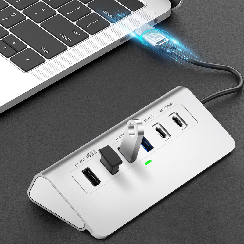 4K HDMI-Ausgang Hochauflösender USB-C-Hub mit 4K HDMI-Ausgang für hochauflösende Anzeige und Video-Streaming