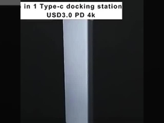 Vielseitiger 8-in-1-USB-C-Hub-Multiport-Adapter für Multitasking und Datenübertragung