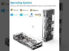 11-in-1 USB-C Hub mit Dual HDMI USB 3.0 Ethernet 3,5 mm Audio für Macbook Laptop