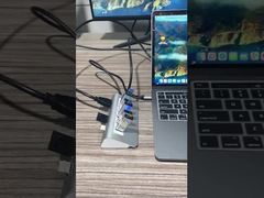 9 in 1 USB-C-Hub Mini-Dockingstation